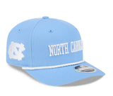 North Carolina Tar Heels Wordmark Rope New Era 9SEVENTY Stretch-Snap Hat
