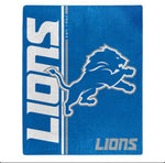 Detroit Lions 50” x 60” Royal Plush Throw Blanket