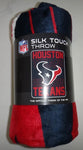 NFL Houston Texans Super Plush Throw Blanket
