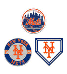 New York Mets 3 piece Pin Set