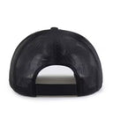 Philadelphia Eagles Throwback Adult Black/White '47 Brand Trucker Strap Adjustable Hat