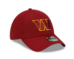 Washington Commanders Team Logo New Era 39THIRTY Flex-Fit Hat Cap