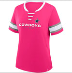Dallas Cowboys Woman’s Fanatics Bling Draw Play Fashion Jersey