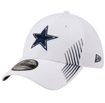 Dallas Cowboys New Era 39THIRTY Active Flex fit Cap - White