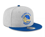 Golden State Warriors Heather Grey New Era 9FIFTY SnapBack Hat