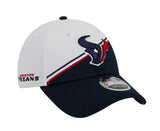 Houston Texans New Era 9FORTY 2023 Sideline SnapBack Cap