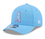 Houston Oilers Team Classics New Era 9FORTY Light Blue Snapback