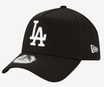 Los Angeles Dodgers Black on Black 9FORTY New Era “A-Frame” Adjustable SnapBack