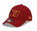 Washington Commanders Team Logo New Era 39THIRTY Flex-Fit Hat Cap