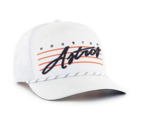 Houston Astros '47 Hitch White City Connect Downburst Snapback Hat