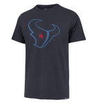 Houston Texans Atlas Blue ’47 Brand Premier Franklin Tee T-Shirt