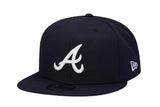 Atlanta Braves Official New Era 9FIFTY Navy SnapBack Hat