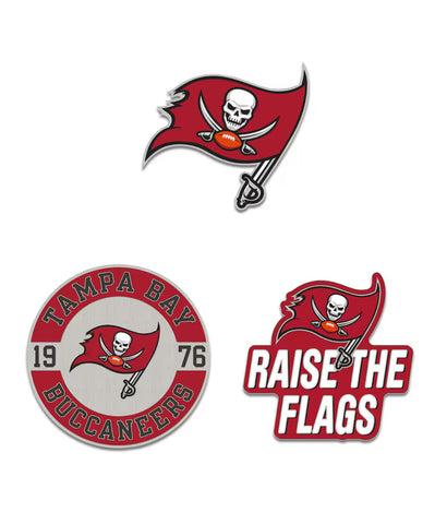 Tampa Bay Buccaneer’s 3 piece Pin Set