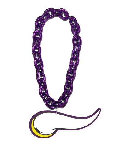 Minnesota Vikings Official NFL Oversized Super-Fan 3D Foam Logo Touchdown Chain Necklace