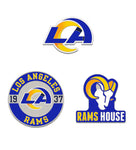 Los Angeles Rams 3 piece Pin Set