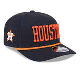 Houston Astros Wordmark Rope New Era 9SEVENTY Stretch-Snap Hat