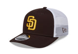 San Diego Padres Official New Era 9SEVENTY Trucker SnapBack Hat