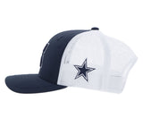 Dallas Cowboys HOOey Trucker Logo Navy/White hat