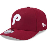Philadelphia Phillies Maroon Stretch-Snap New Era 9SEVENTY Adjustable Snapback Hat Cap
