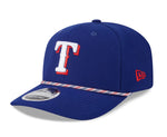 Texas Rangers Blue New Era 9SEVENTY Multi Rope Adjustable SnapBack