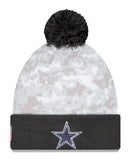 Dallas Cowboys NFL 2024 Salute To Service Digital Camo Sideline New Era Beanie