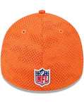 Denver Broncos 2024 On-Field Orange Sideline New Era 39THIRTY Flex-Fit Hat Cap