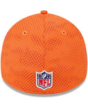 Denver Broncos 2024 On-Field Orange Sideline New Era 39THIRTY Flex-Fit Hat Cap