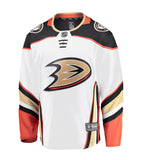 Anaheim Ducks White Away Fanatics Breakaway Hockey Jersey