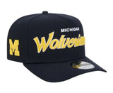 Michigan Wolverines A FRAME New Era 9FIFTY SnapBack Hat