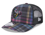 Houston Texans 2024 Crucial Catch New Era 9SEVENTY Stretch-Snap Trucker Hat