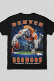 Denver Broncos Official “End-Zone” Black Majestic T-Shirt
