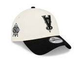 Los Angeles Angels Official Chrome Black UpSide Down 60th Anniversary New Era 9FORTY A-Frame SnapBack Hat