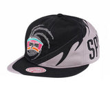 San Antonio Spurs Official Mitchell & Ness Spiral Hardwood Classic SnapBack Hat