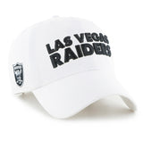 Las Vegas Raiders ‘47 Brand Clean Up Cap - White