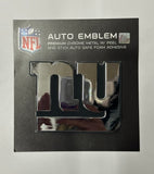 New York Giants Premium Chrome Metal Auto Emblem