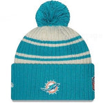 Miami Dolphins 2022 NFL SIDELINE Knit Beanie Hat by New Era