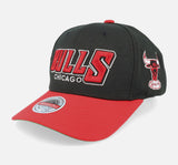 Chicago Bulls Mitchell & Ness Shredder Stretch Hardwood Classic Snapback