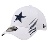 Dallas Cowboys 2024 New Era 39THIRTY Active White Flex Fit Cap