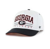 Georgia Bulldogs Official White Roscoe Rope ‘47 Brand Hitch SnapBack Hat