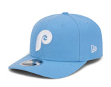Philadelphia Phillies MLB Throwback Powder Blue New Era 9SEVENTY Adjustable Stretch-Snap Hat Cap