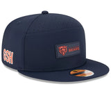 Chicago Bears 2025 Sideline New Era 9FIFTY Stretch-Snap Hat