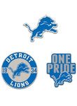 Detroit Lions 3 piece Pin Set