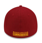 Washington Commanders Team Logo New Era 39THIRTY Flex-Fit Hat Cap