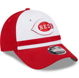 Cincinnati Reds Mid-Crown 2024 BP New Era 9FORTY SnapBack-Home