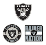 Lav Vegas Raiders 3 piece Pin Set