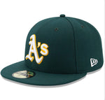Oakland Athletics New Era Road Authentic Collection On-Field 59FIFTY Fitted Hat