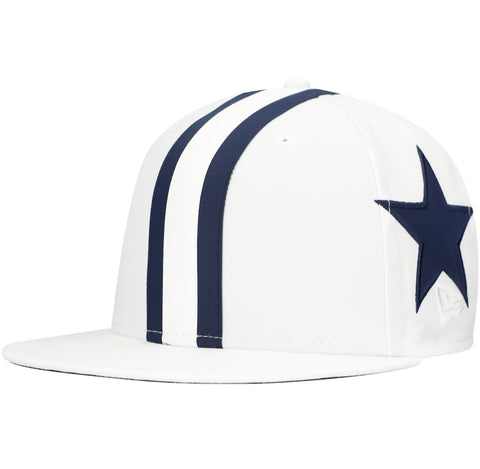 Dallas Cowboys Helmet New Era 9FIFTY SnapBak Hat- White