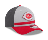 Cincinnati Reds Mid-Crown 2024 BP New Era 9FORTY SnapBack-Away