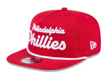 Philladelphia Phillies  New Era “The Golfer” Team Text A-Frame Snapback Hat