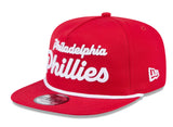 Philladelphia Phillies  New Era “The Golfer” Team Text A-Frame Snapback Hat